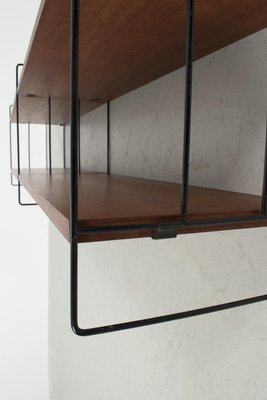 Vintage Wall Unit in Wood & Metal-OKG-1719056