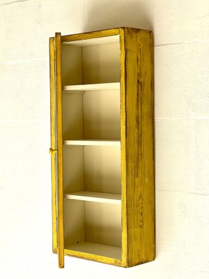 Vintage Wall Unit with Meshwire-ALG-1706780