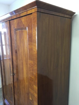 Vintage Walnut Biedermeier Wardrobe-RVU-1034474