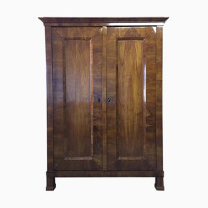 Vintage Walnut Biedermeier Wardrobe-RVU-1034474