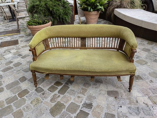 Vintage Walnut Sofa, 1800s-ZFY-1731938