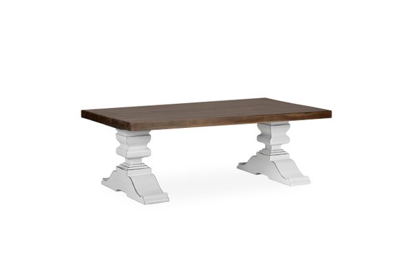 Vintage Walnut Top Dining Table-PSK-1002448