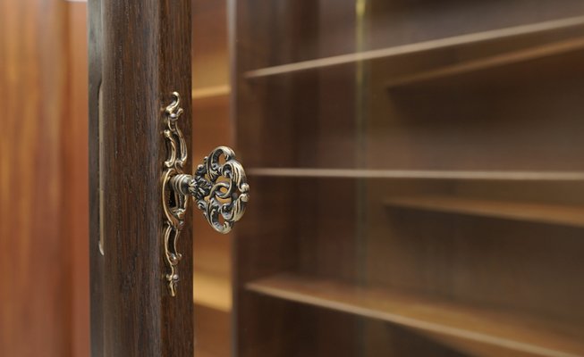 Vintage Wardrobe in Oak, 1920s-ZFH-2034983