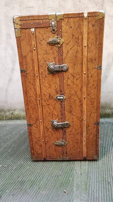 Vintage Wardrobe Travel Trunk, 1950s-NA-1723235