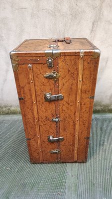 Vintage Wardrobe Travel Trunk, 1950s-NA-1723235