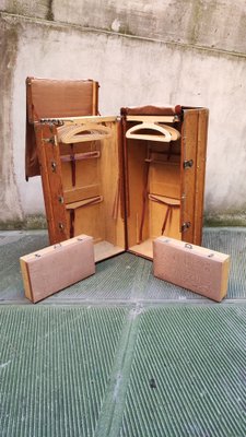 Vintage Wardrobe Travel Trunk, 1950s-NA-1723235