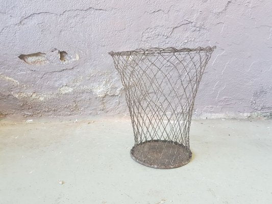 Vintage Waste Paper Basket-AIU-728992