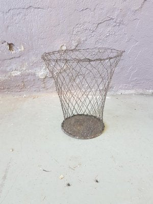 Vintage Waste Paper Basket-AIU-728992