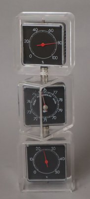 Vintage Weather Station in Acrylic Glass from Barigo, 1980s-ESB-1722571