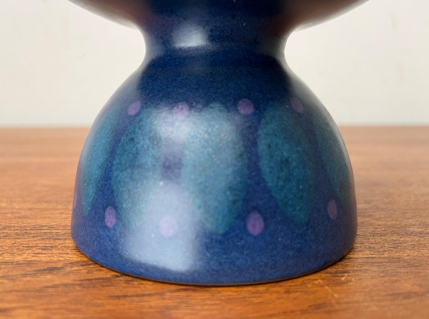 Vintage West German Pottery Candleholder from KMK Keramik Manufaktur Kupfermühle, 1970s