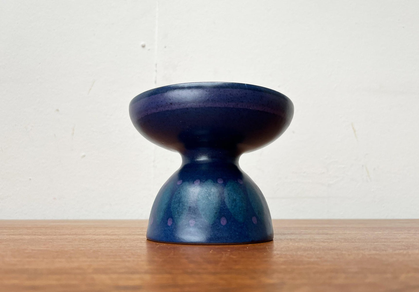 Vintage West German Pottery Candleholder from KMK Keramik Manufaktur Kupfermühle, 1970s