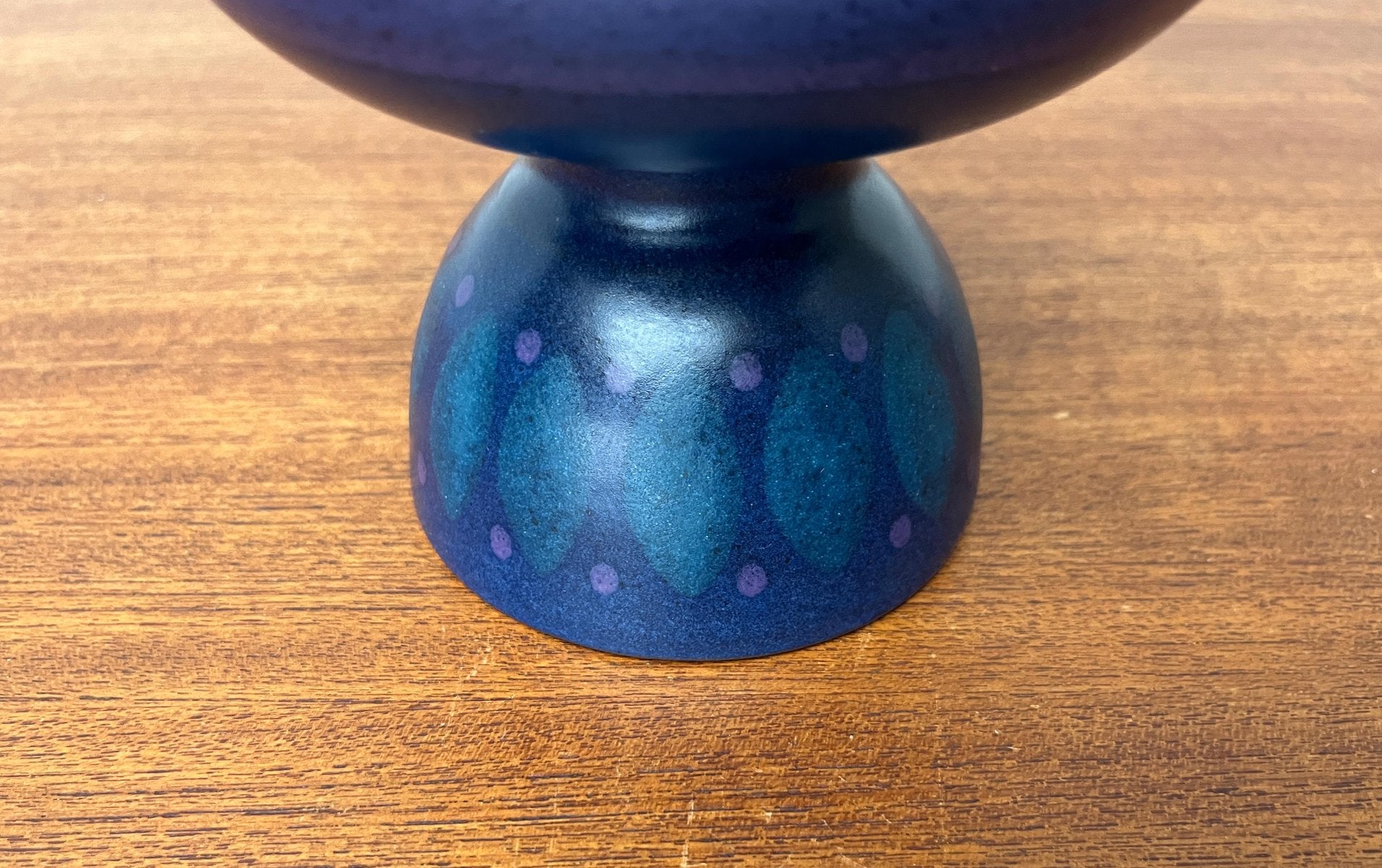 Vintage West German Pottery Candleholder from KMK Keramik Manufaktur Kupfermühle, 1970s