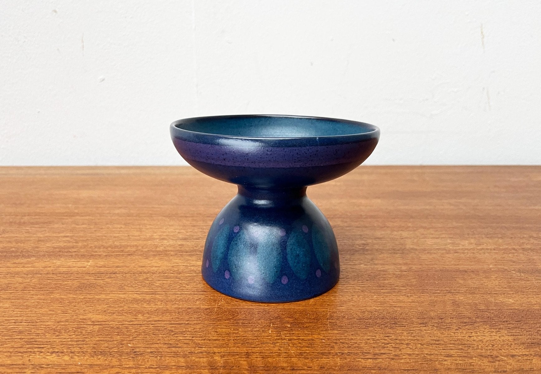 Vintage West German Pottery Candleholder from KMK Keramik Manufaktur Kupfermühle, 1970s