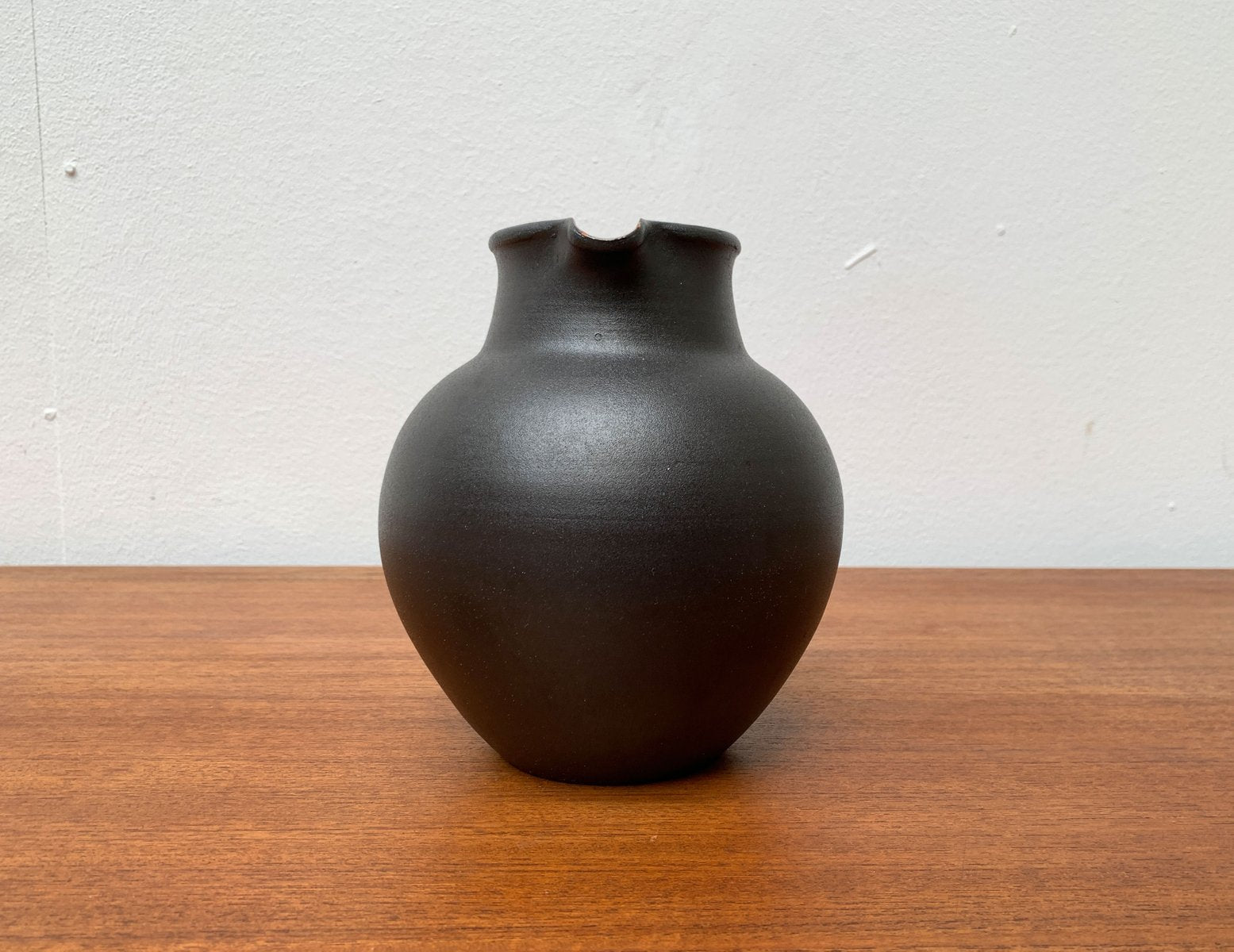 Vintage West German Studio Pottery Carafe Vase by Eva Kumpmann, 1970s