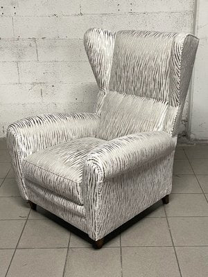 Vintage White Armchair, 1940s-JHL-1722610