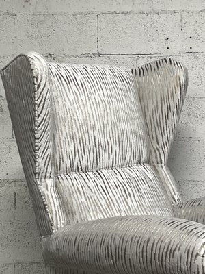 Vintage White Armchair, 1940s-JHL-1722610