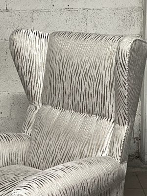 Vintage White Armchair, 1940s-JHL-1722610