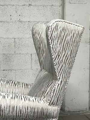 Vintage White Armchair, 1940s-JHL-1722610