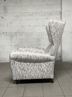 Vintage White Armchair, 1940s-JHL-1722610