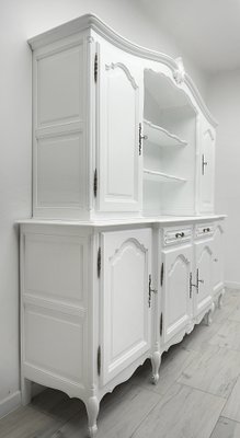 Vintage White Cupboard, 1940s-ZFH-2034980