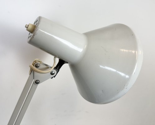 Vintage White Italian Architect Table Lamp, 1970s-CGF-2043858