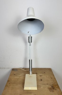 Vintage White Italian Architect Table Lamp, 1970s-CGF-2043858