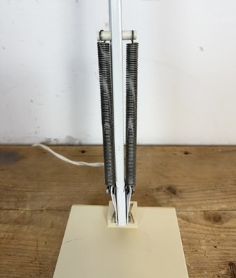 Vintage White Italian Architect Table Lamp, 1970s-CGF-2043858