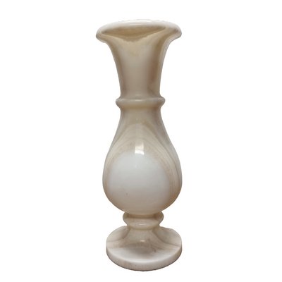 Vintage White Marble Vase, 1970s-VHW-2032226