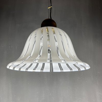 Vintage White Murano Pendant Lamp, Italy, 1970s-WQC-982374