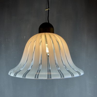 Vintage White Murano Pendant Lamp, Italy, 1970s-WQC-982374