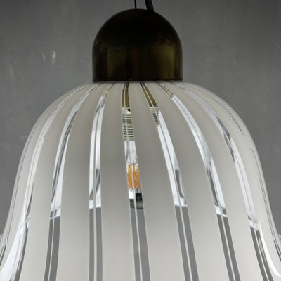 Vintage White Murano Pendant Lamp, Italy, 1970s-WQC-982374