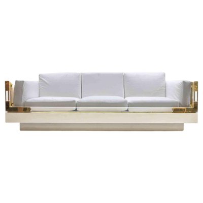 Vintage White Sofa by Charles Hollis Jones, 1970s-ZCI-1194515