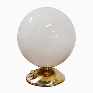 Vintage White Sphere Table Lamp-QLH-868724