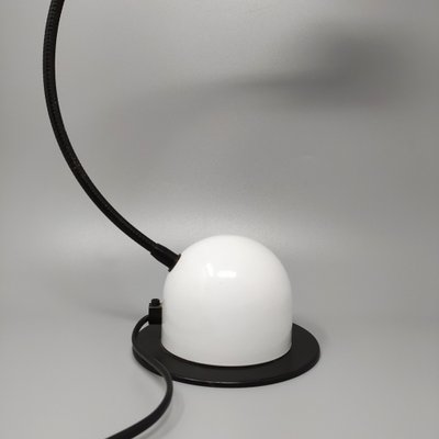 Vintage White Table Lamp by Veneta Lumi, 1970s-QGR-2041098