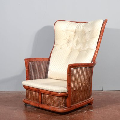 Vintage Wicker Armchair, 1980s-RAQ-2016961