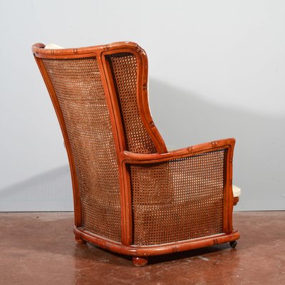 Vintage Wicker Armchair, 1980s-RAQ-2016961