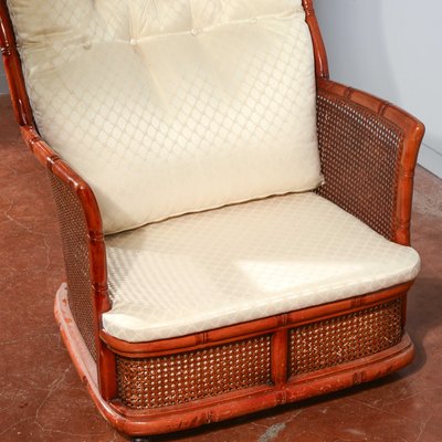 Vintage Wicker Armchair, 1980s-RAQ-2016961