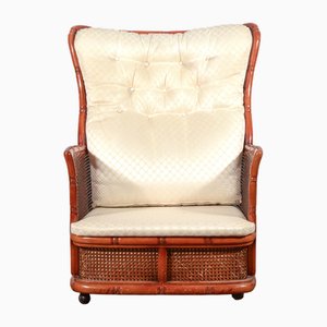 Vintage Wicker Armchair, 1980s-RAQ-2016961