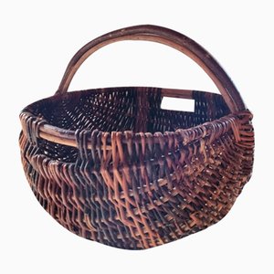 Vintage Wicker Basket, 1950s-GSF-1803241