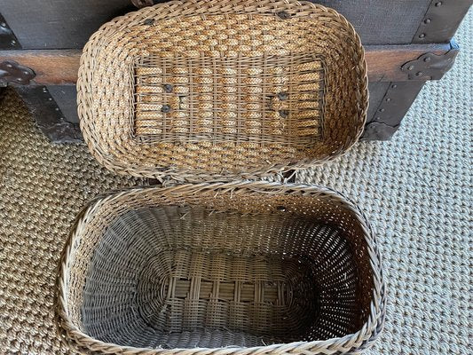 Vintage Wicker Basket-QJM-1793612