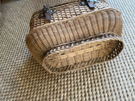 Vintage Wicker Basket-QJM-1793612