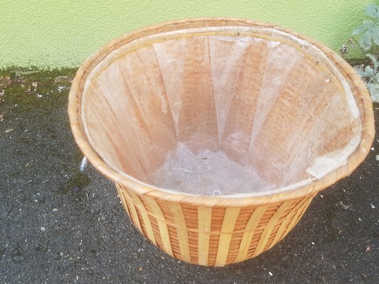 Vintage Wicker Cache Pot, 1970s-AIU-733712