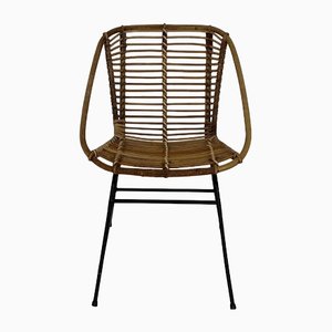 Vintage Wicker Chair in Rattan, 1960s-RUC-1424602