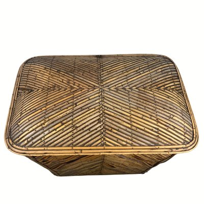 Vintage Wicker Chest in Bamboo, 1930s-BHG-1453018