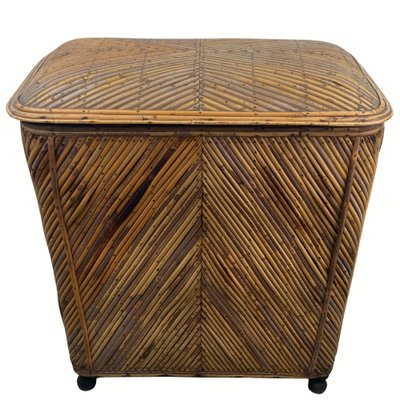 Vintage Wicker Chest in Bamboo, 1930s-BHG-1453018