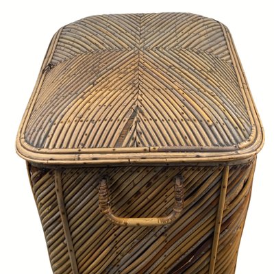 Vintage Wicker Chest in Bamboo, 1930s-BHG-1453018