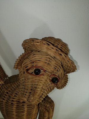 Vintage Wicker Hanging Monkey, 1960s-HNE-1353282