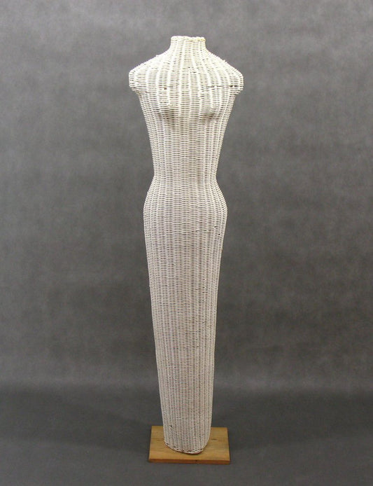 Vintage Wicker Mannequin, 1980s