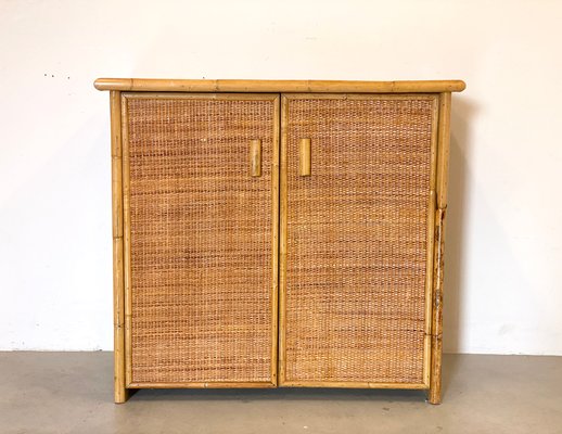 Vintage Wicker Sideboard, 1970s-NPC-1441948