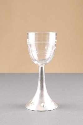 Vintage Wine Goblet on Metallic Base-YGX-692514